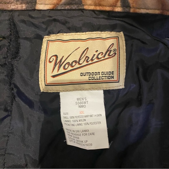 Woolrich Outdoor Guide Coll Realtree Hardwood Camo Lined Pants Mens Sz XXL - Picture 3 of 8